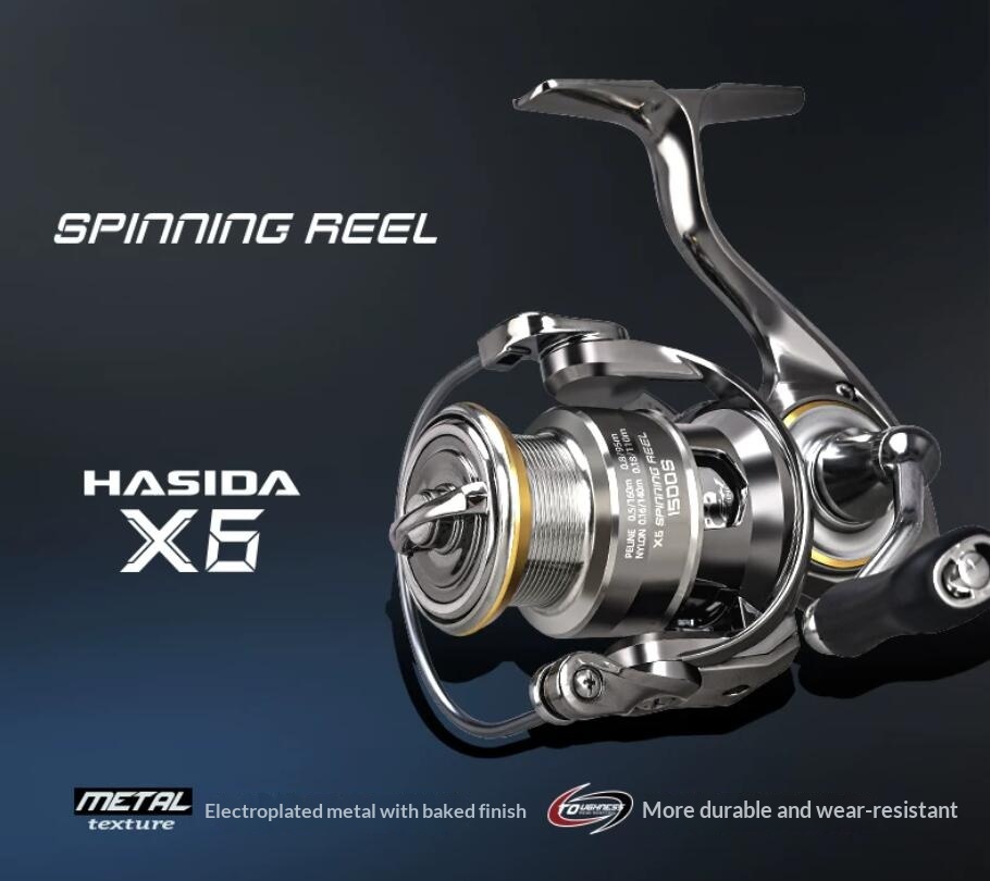 Hasida X6 Spinning Reel Metal  - Developing Tank Reel review and price