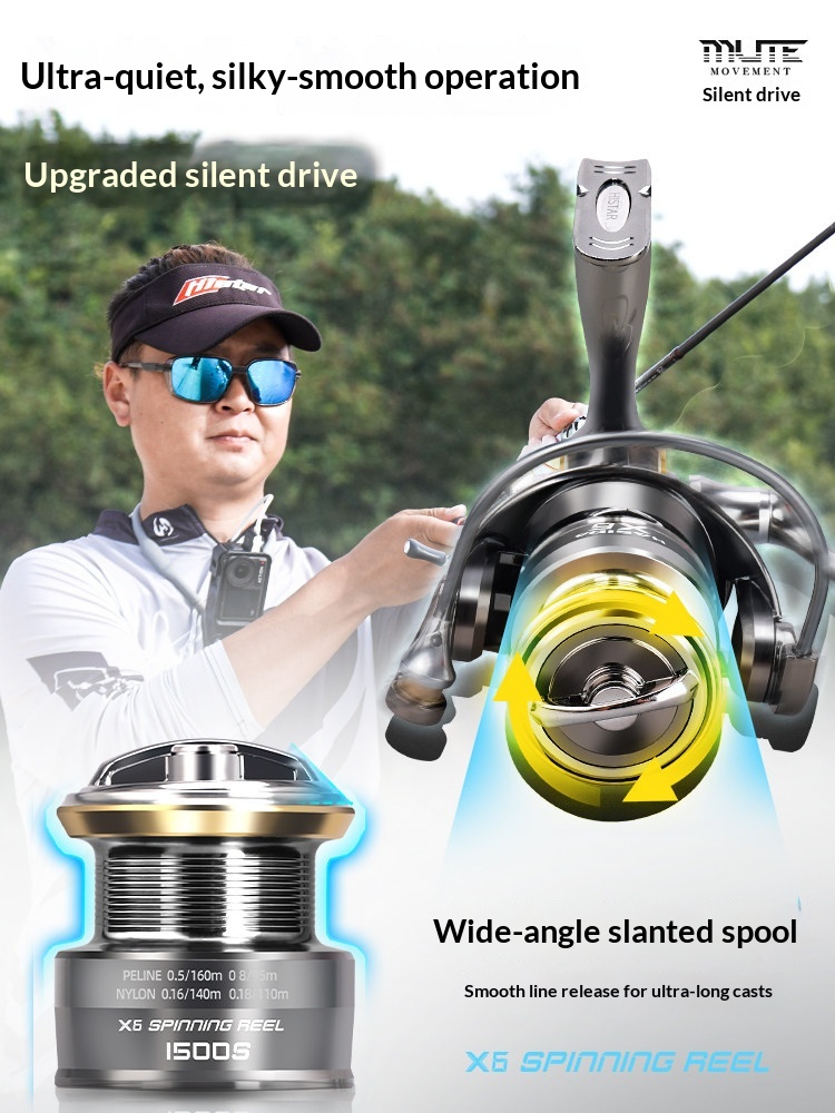 Hasida X6 Spinning Reel Metal  - Developing Tank Reel review and price