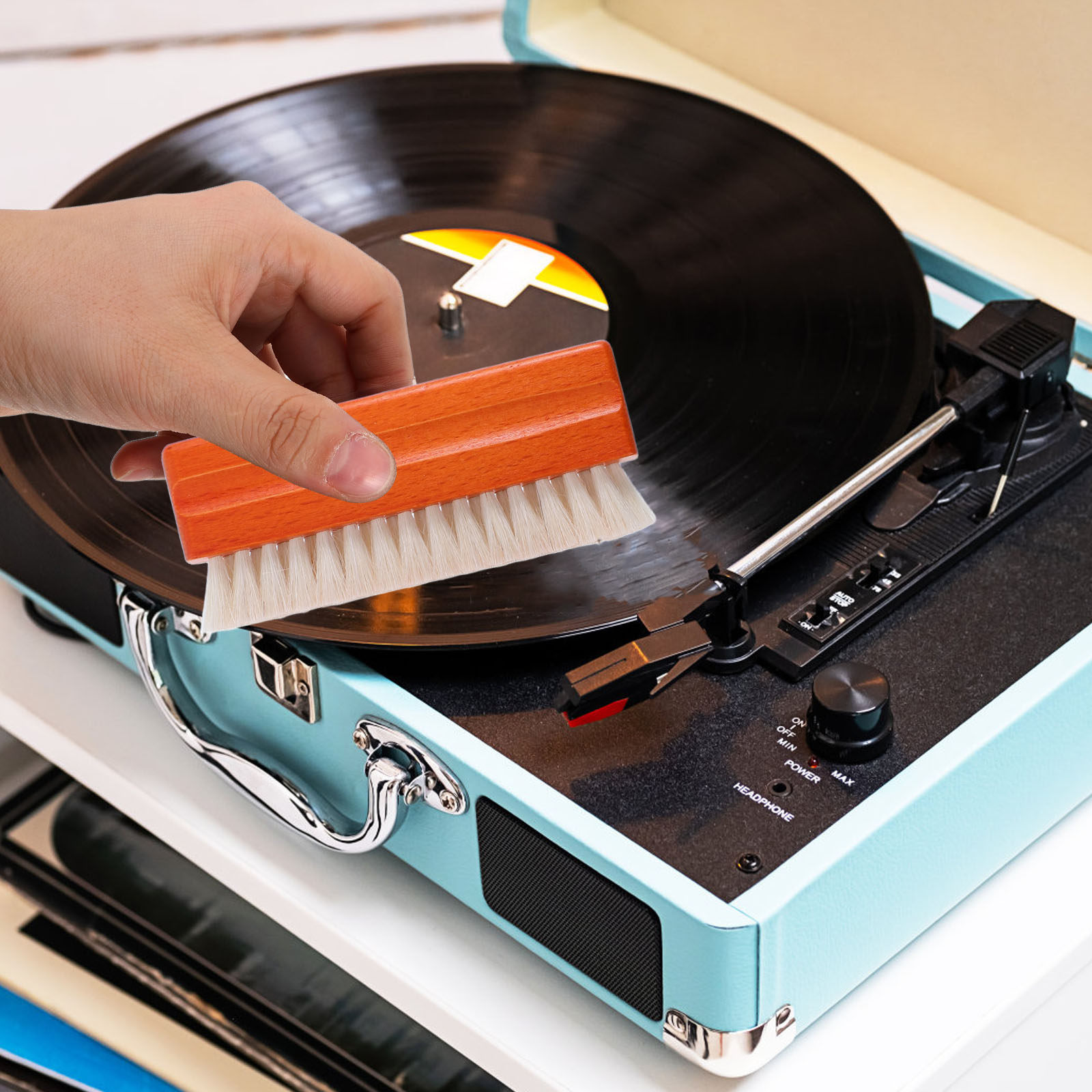 2Pcs Vinyl Record Cleaner Brus - Vinyl Record Cleaner review and price