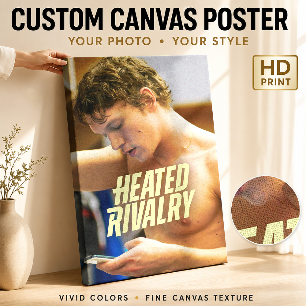 Heated Rivalry Movie Canvas Pa - Vintage Collectible Posters review and price